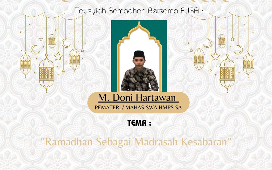Program Kultum Ramadhan di FUSA UINMA 2024