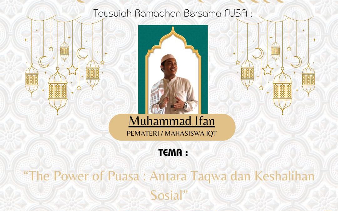 Program Kultum Ramadhan di FUSA UINMA 2024