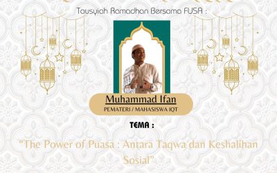 Program Kultum Ramadhan di FUSA UINMA 2024
