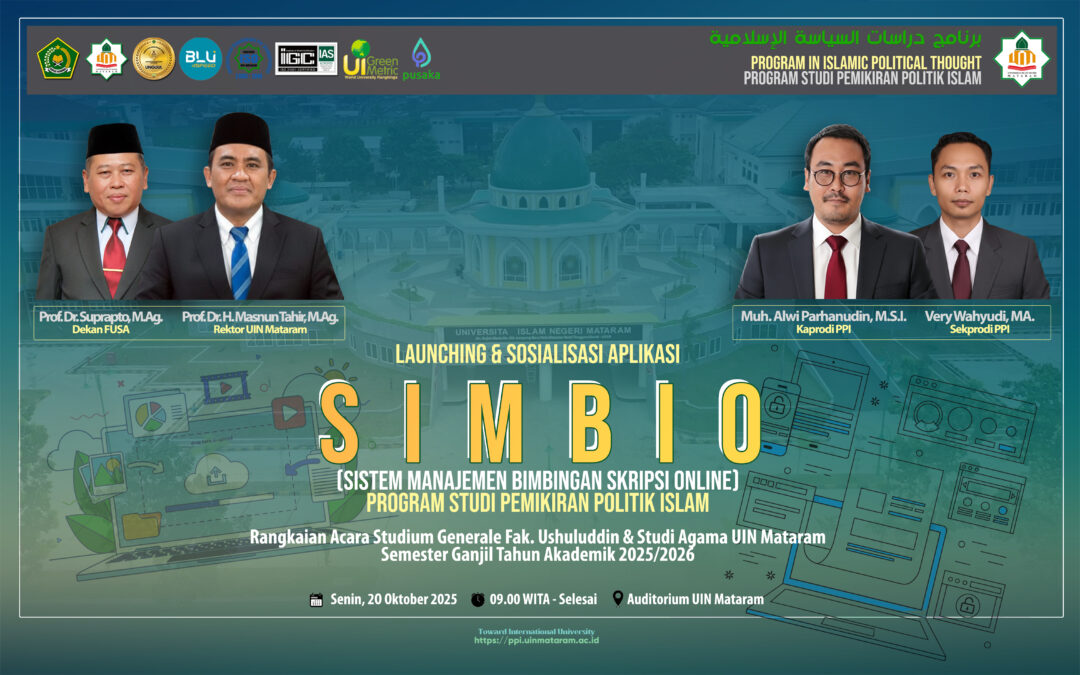 Sambut Digitalisasi, Prodi PPI FUSA UIN Mataram Launching SIMBIO APP: Sistem manajemen Bimbingan Skripsi Online